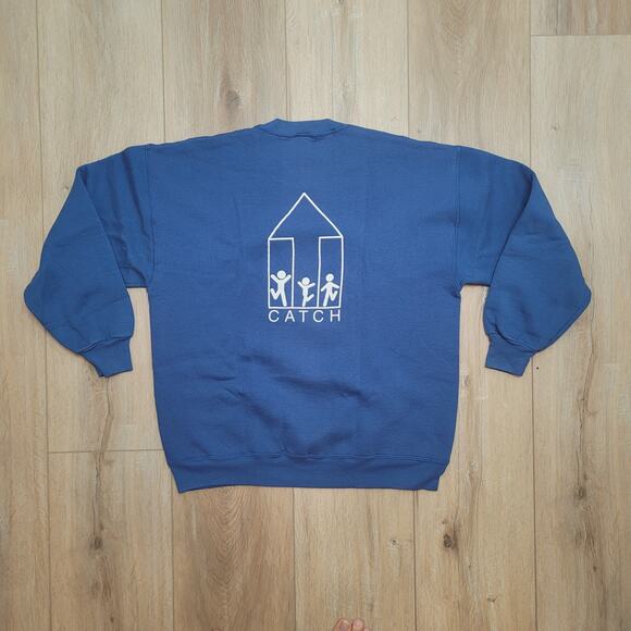 Jerzees Super Sweats XL VTG 80s 90s USA Made Boxy Cropped Fit Mens Sweatshirt - Picture 3 of 6